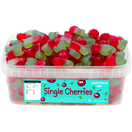 Candycrave Single Cherries Tub (600g)