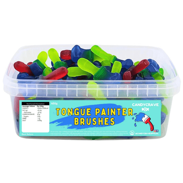 Candycrave Tongue Painter Brushes Tub (600g)