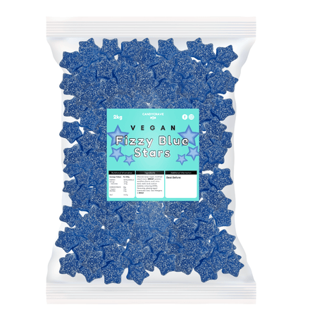 Candycrave Vegan Fizzy Blue Stars (2kg)