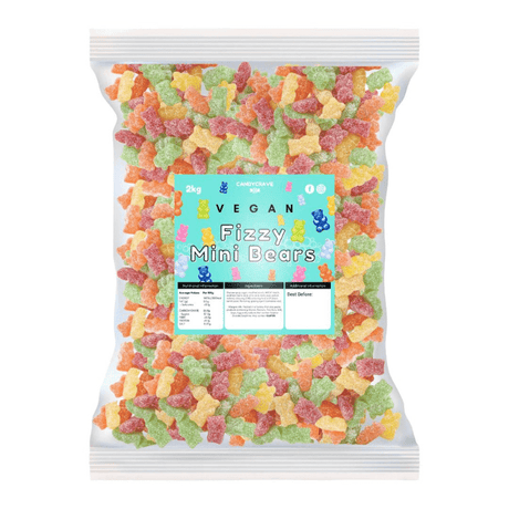 Candycrave Vegan Fizzy Mini Bears (2kg)