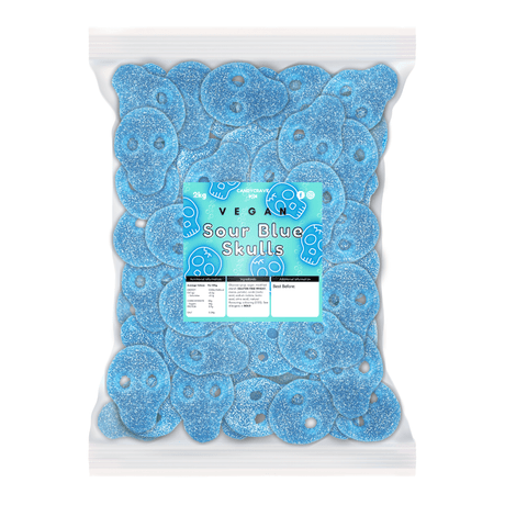 CandyCrave Vegan Sour Blue Skulls (2kg)