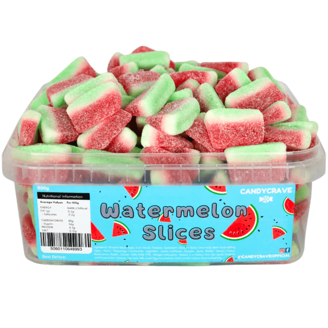 Candycrave Watermelon Slices Tub (600g)