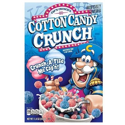 Cap'n Crunch Cotton Candy Cereal (326g)