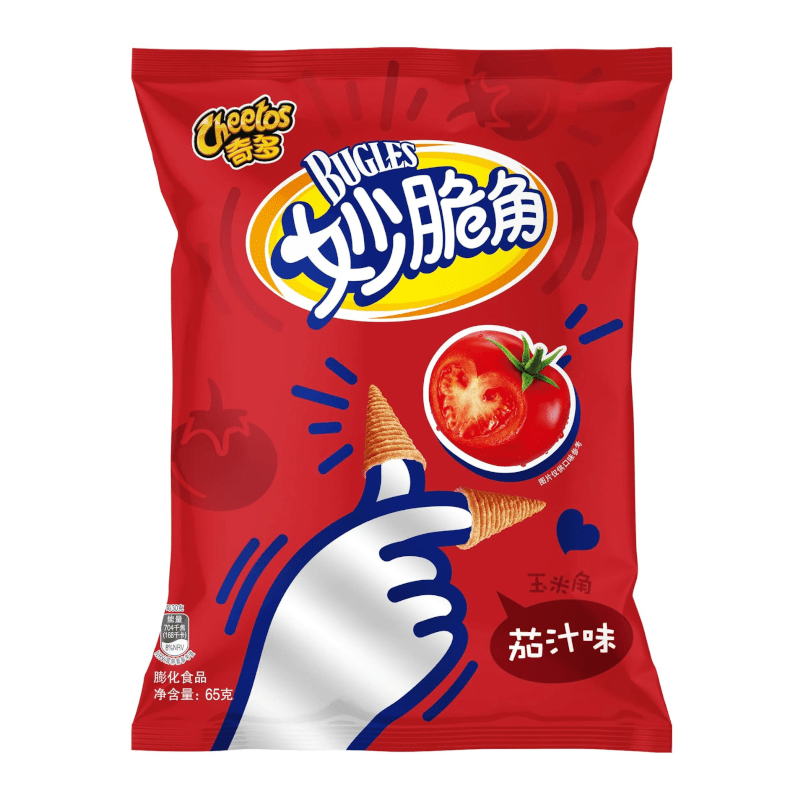 Cheetos Bugles Tomato Juice Bag 65g CHINA