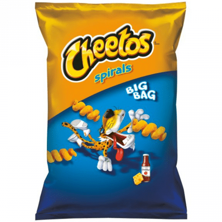 Cheetos Cheese and Ketchup Spirals (130g) (EU) (BB 11/23)
