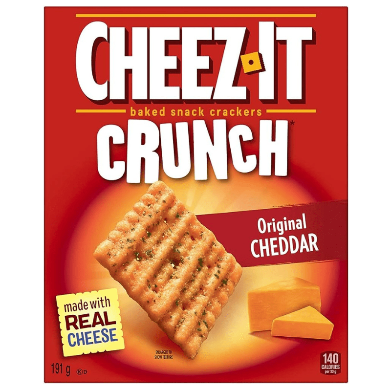 Cheez-It Crunch Original Cheddar Box 191g USA – SoSweet