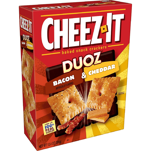 Cheez-It Duoz Bacon and Cheddar (351g)