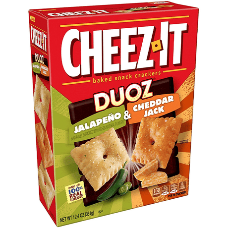 Cheez-It Duoz Jalapeno and Cheddar Jack (351g)