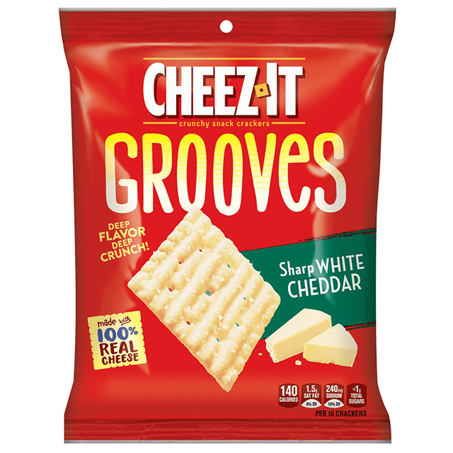 Cheez-It Grooves Sharp White Cheddar (92g)