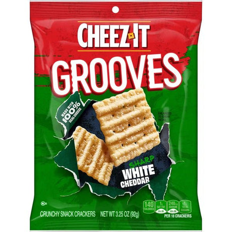 Cheez-It Grooves Sharp White Cheddar 92g USA