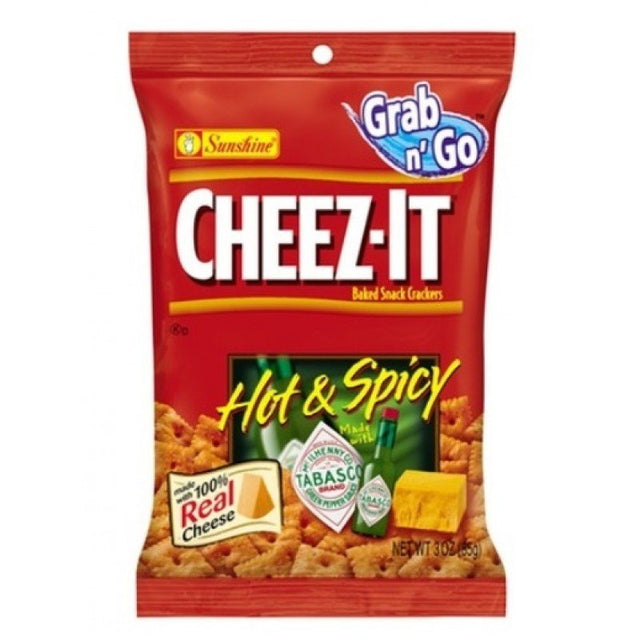 Cheez-It Hot and Spicy Tabasco Bag (85g)