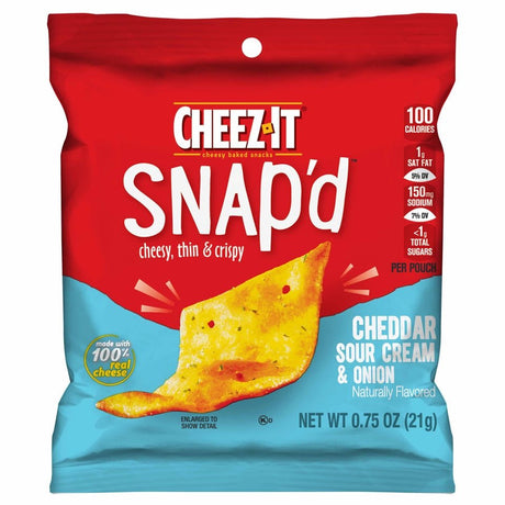 Cheez-It Snap'd Cheddar Sour Cream and Onion (62g)