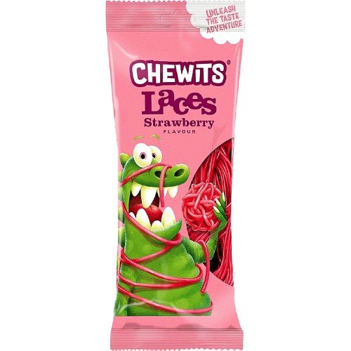 Chewits Strawberry Laces Peg Bag 220g