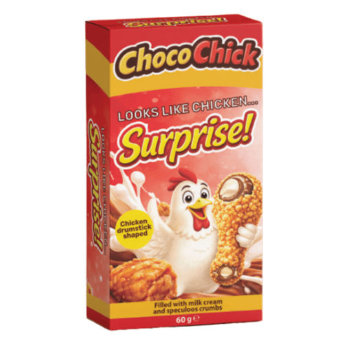 Choco Chick Chocolate Biscoff Chicken Drumstick 60g