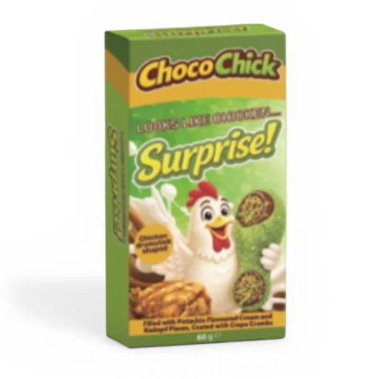 Choco Chick Chocolate Pistachio Kunafa Chicken Drumstick 60g