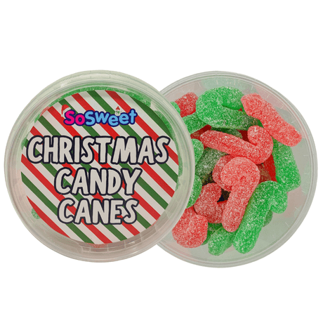 Christmas Candy Canes Sweets Tub (170g)