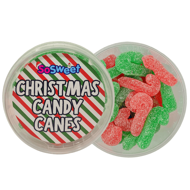 Christmas Candy Canes Sweets Tub (170g)
