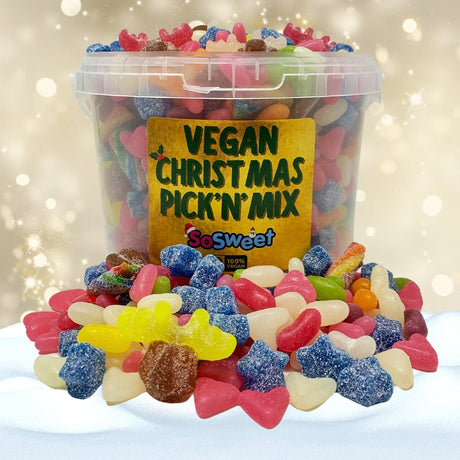 Christmas Pick'n'Mix Vegan Sweets Bucket (2kg)
