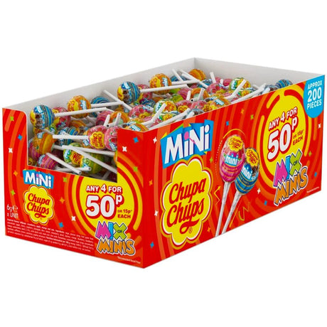 Chupa Chups Mini Lollipops (Pack of 200) (BB 11/23)