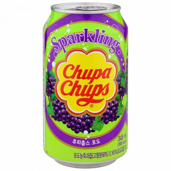 Chupa Chups Sparkling Grape Can (345ml)