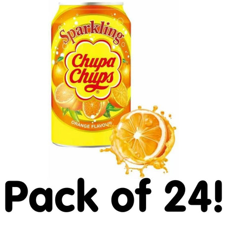 Chupa Chups Sparkling Orange (24 pack)