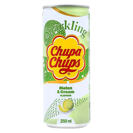 Chupa Chups Sparkling Soda Melon and Cream (250ml)