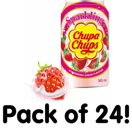 Chupa Chups Sparkling Strawberry (24 pack)
