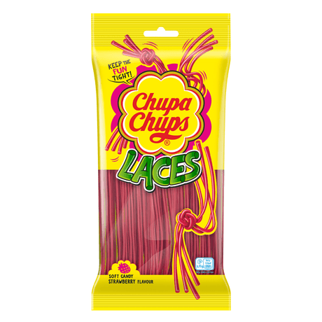 Chupa Chups Strawberry Laces Peg Bag 90g