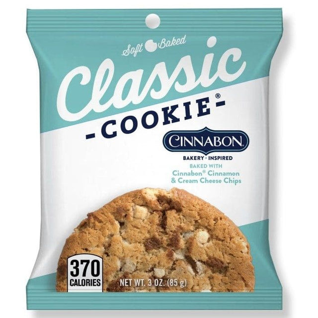Classic Cookie Soft Baked Cookie Cinnabon with Cinnamon and Cream Cheese Chips (85g)