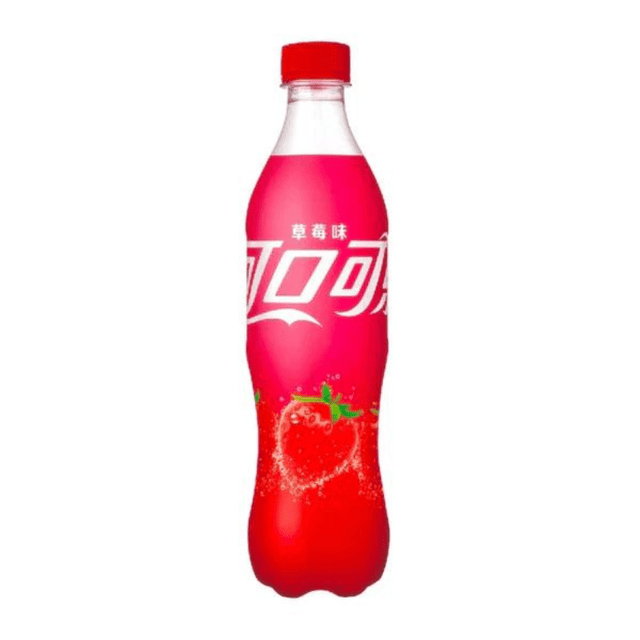 Coca-Cola Strawberry Bottle (500ml) (Chinese)