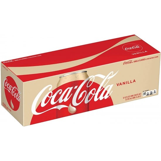 Coca Cola Vanilla Fridge Pack 355ml Cans (Case of 12) USA – SoSweet