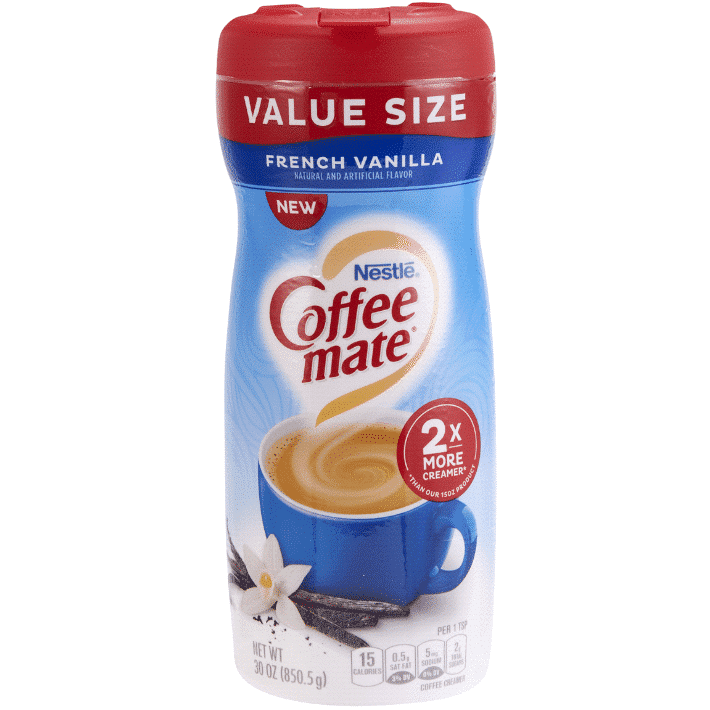 Coffee Mate French Vanilla Powder Creamer Value Size (850g)
