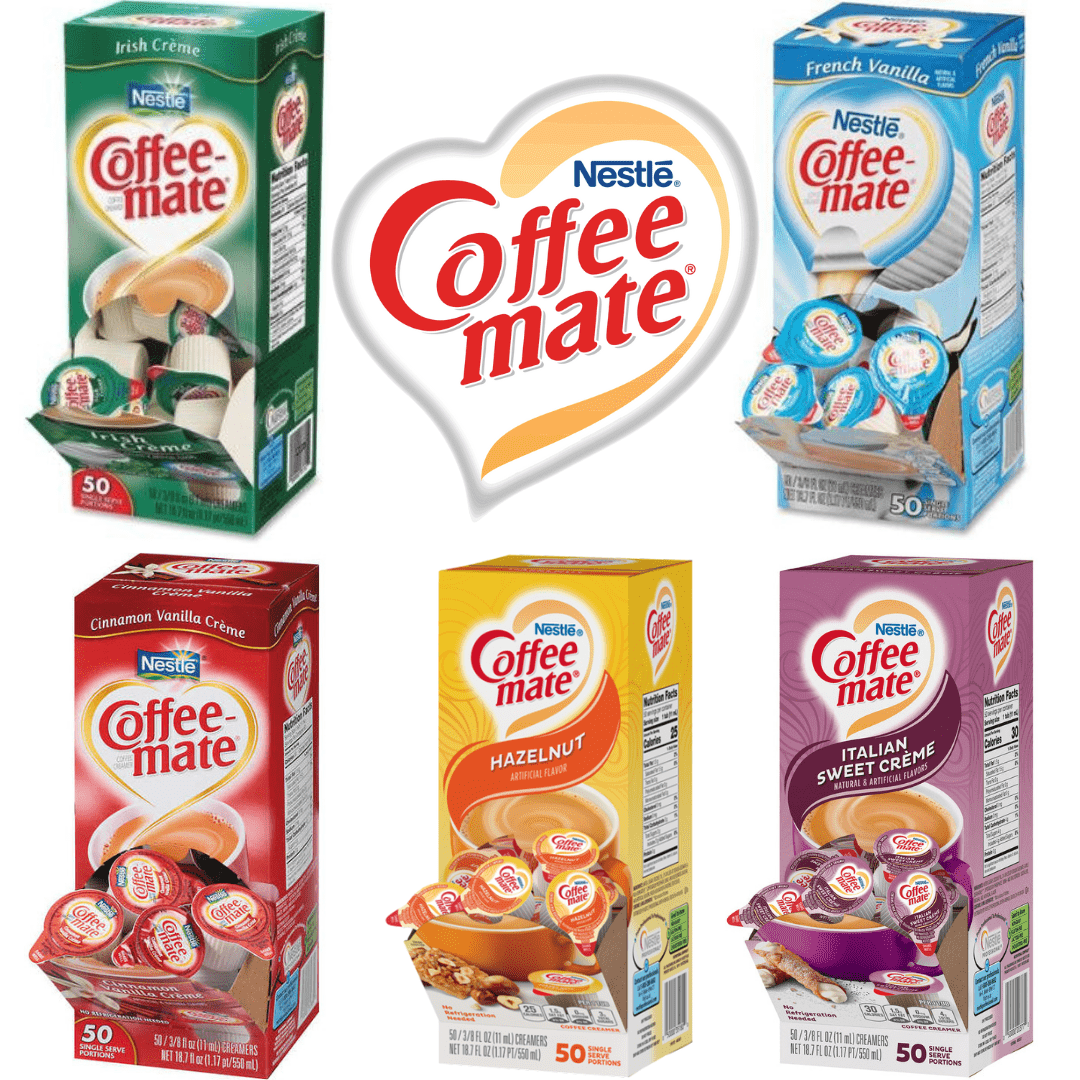 Coffee Mate Liquid Creamer Top 5 Favourites (11ml Singles) (Pack of 5)