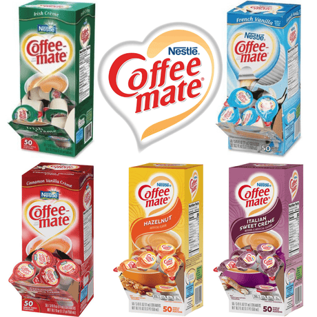 Coffee Mate Liquid Creamer Top 5 Favourites (11ml Singles) (Pack of 5)