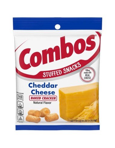 Combos Baked Cracker Cheddar Cheese 179g USA