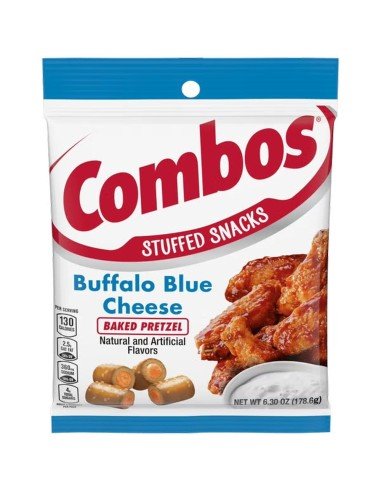 Combos Pretzels with Buffalo Blue Cheese Filling 179g USA