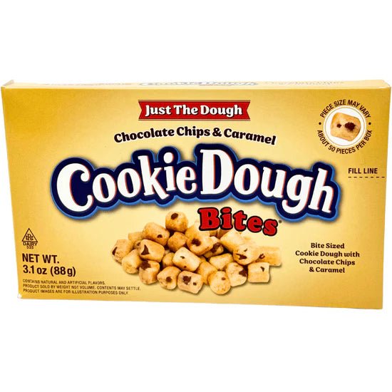 Cookie Dough Bites Caramel Theatre Box 88g