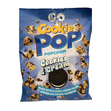 Cookie Pop Popcorn Cookies & Cream Bag 113g USA