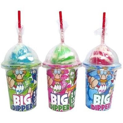 Crazy Candy Factory Big Dipper Lollipop and Sherbet Dip (47g)