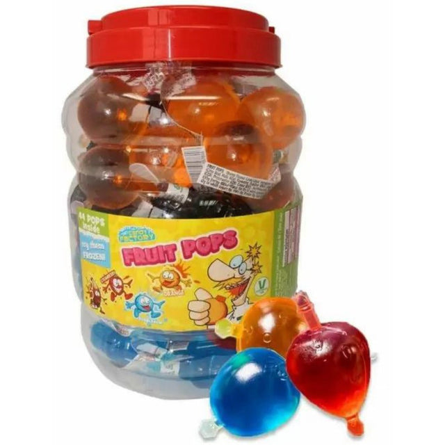 Crazy Candy Factory Fruit Pops Tub (44pcs)