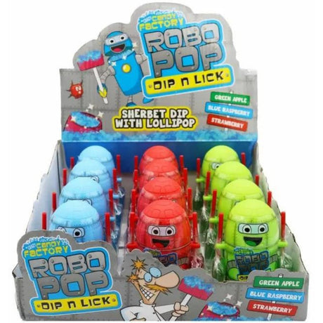 Crazy Candy Factory Robo Pop Dip N Lick (40g)