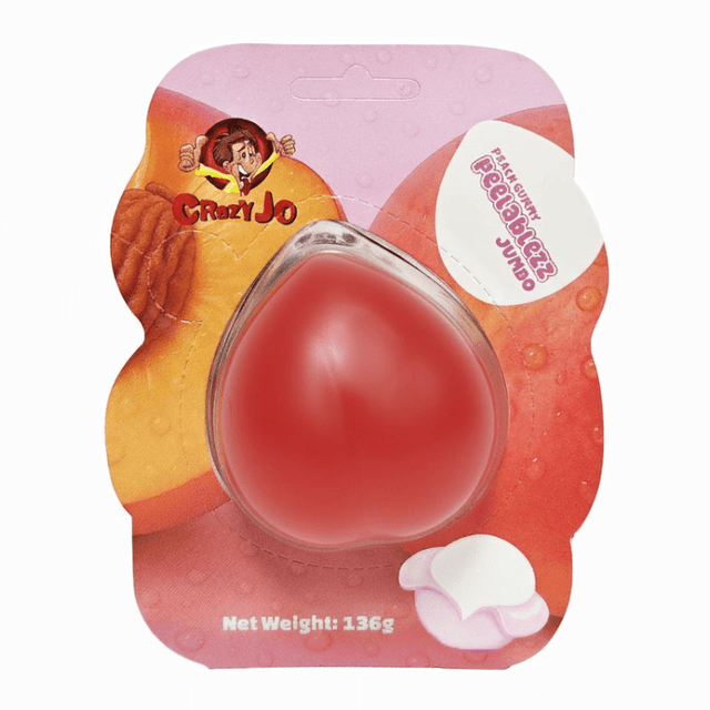 Crazy Jo Peelablezz Jumbo Peach Gummy 136g