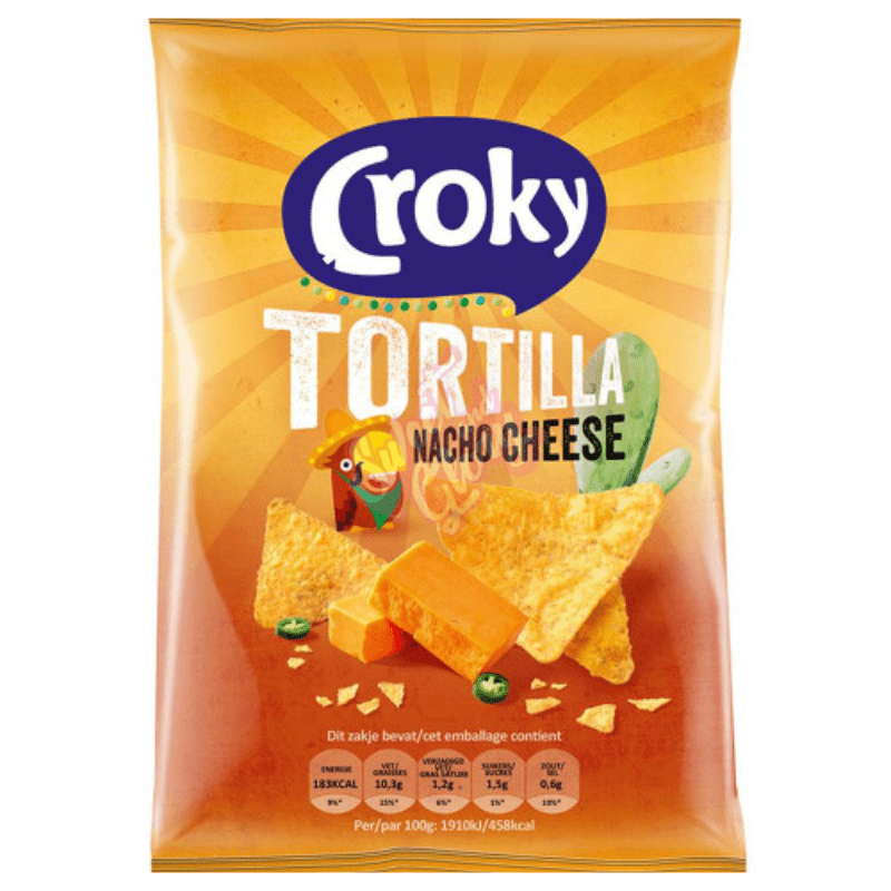 Croky Tortilla Nacho Cheese (40g)