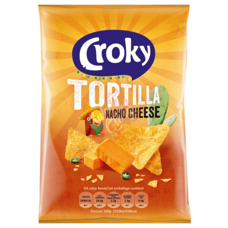 Croky Tortilla Nacho Cheese (40g)