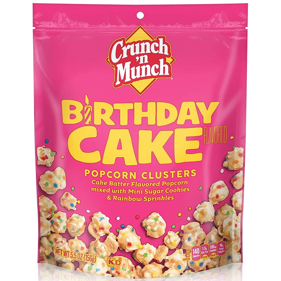 Crunch 'n Munch Popcorn Clusters Birthday Cake (156g)