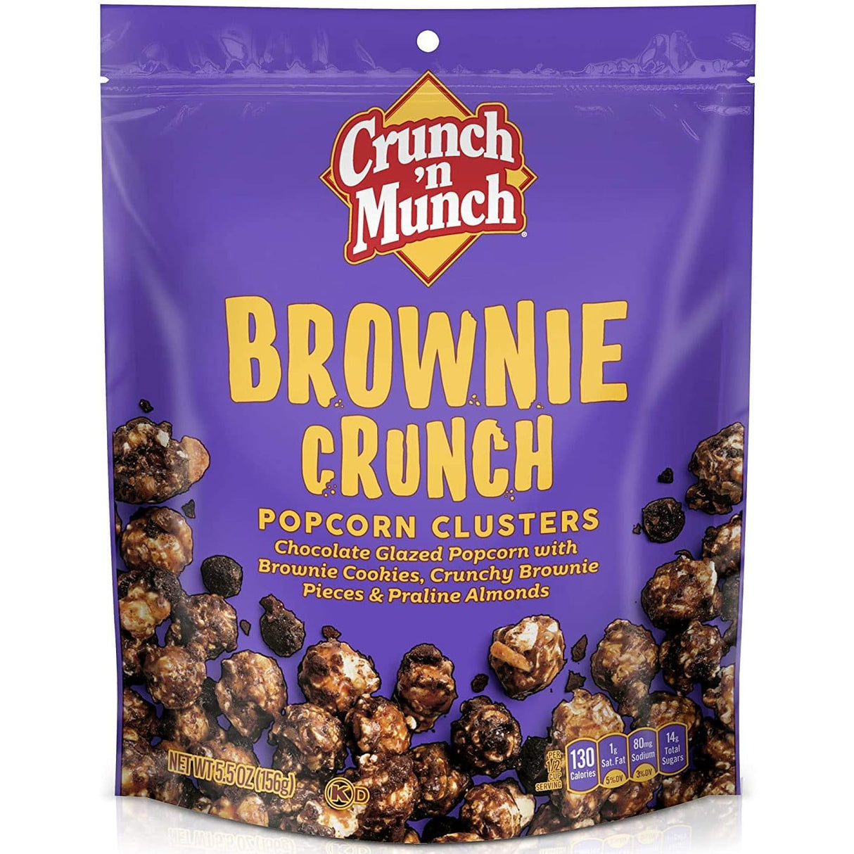Crunch 'n Munch Popcorn Clusters Brownie Brittle (156g)