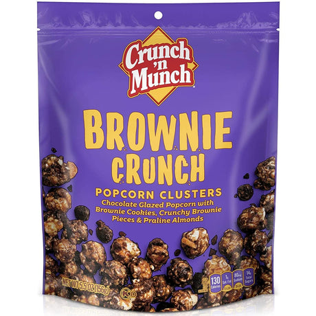 Crunch 'n Munch Popcorn Clusters Brownie Brittle (156g) (BB Expiring 13-02-21)