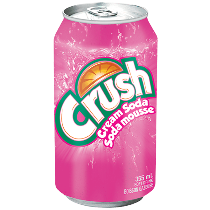 Crush Cream Soda (355ml) (Canadian)