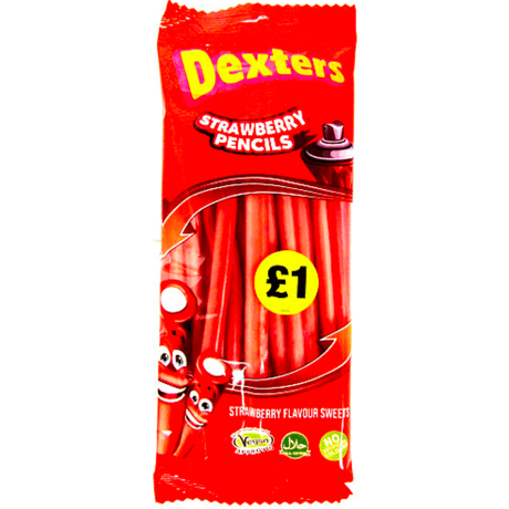 Dexters Strawberry Pencils (180g)