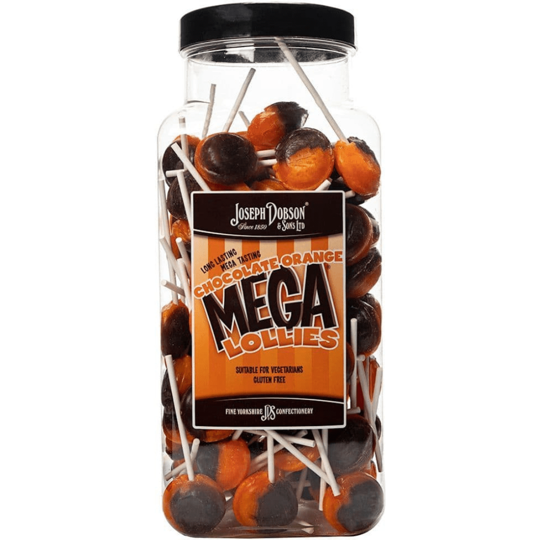 Dobsons Chocolate Orange Mega Lollies Jar (1.9kg)